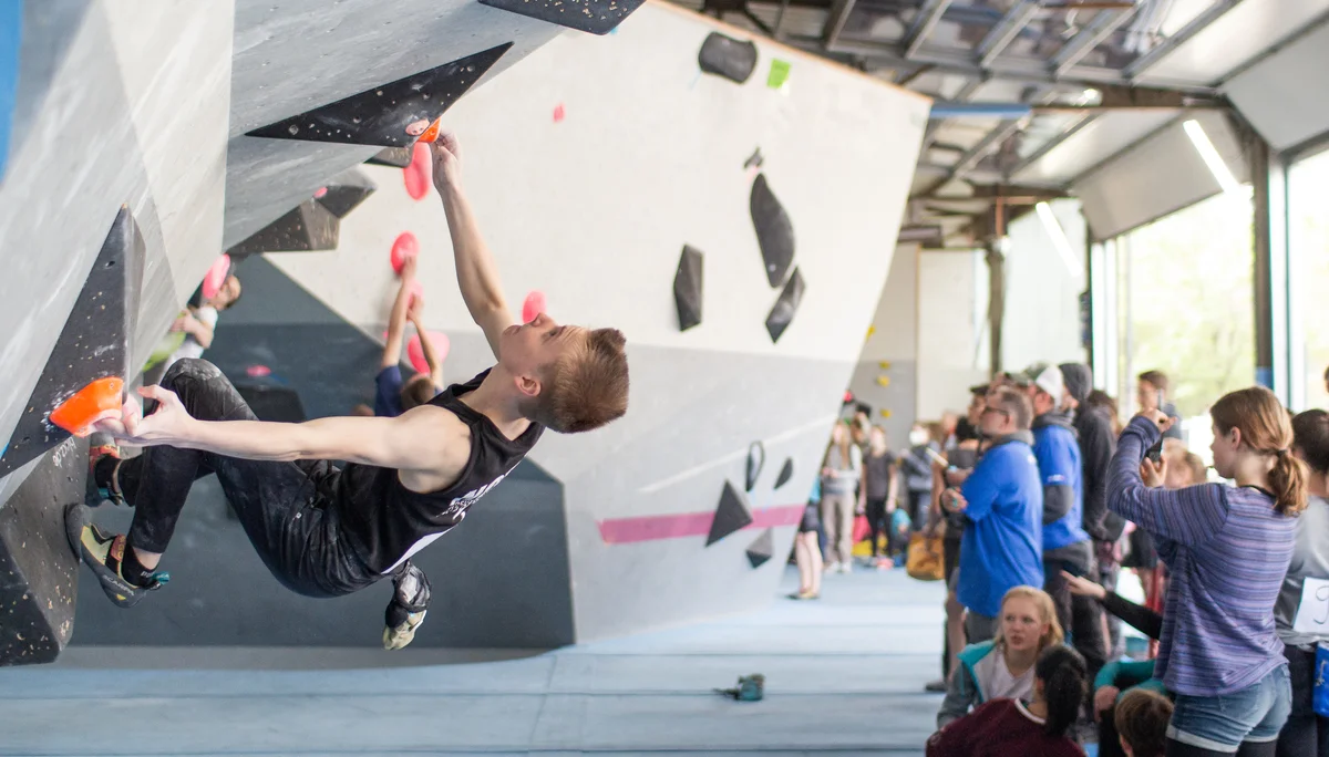 Landesmeisterschaft_Bouldern_Berlin_Sachsen_2022_Qualifikation | © Kilian Dorner
