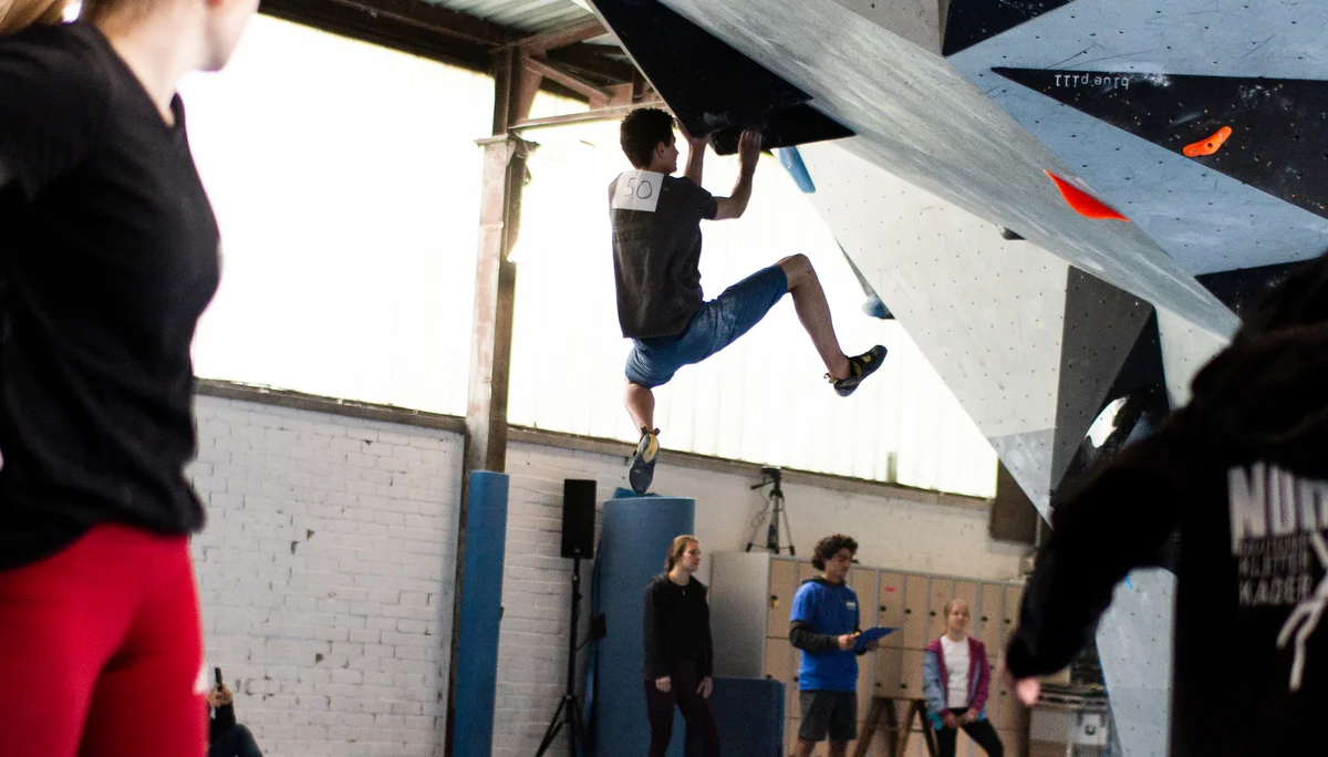 Landesmeisterschaft_Bouldern_Berlin_Sachsen_2022_Qualifikation | © Kilian Dorner