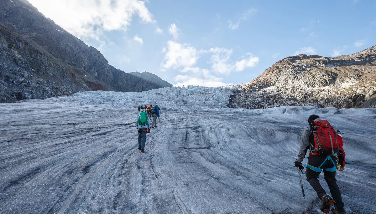 Hochtour: über den Gepatschferner zur Rauhekopfhütte. | © DAV/Marco Kost