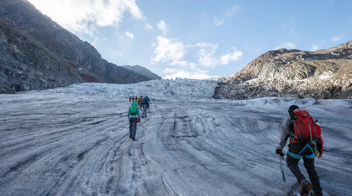 Hochtour: über den Gepatschferner zur Rauhekopfhütte. | © DAV/Marco Kost