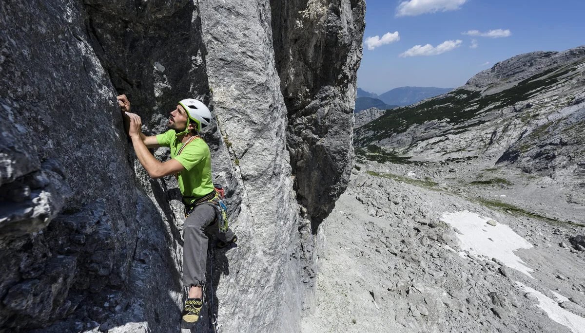 Outdoor-Klettern am Fels | © DAV/Wolfgang Ehn