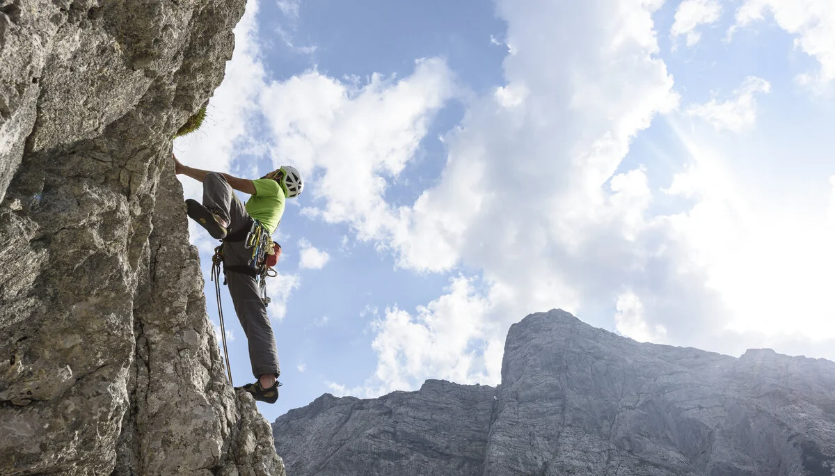 Outdoor-Klettern am Fels | © DAV/Wolfgang Ehn