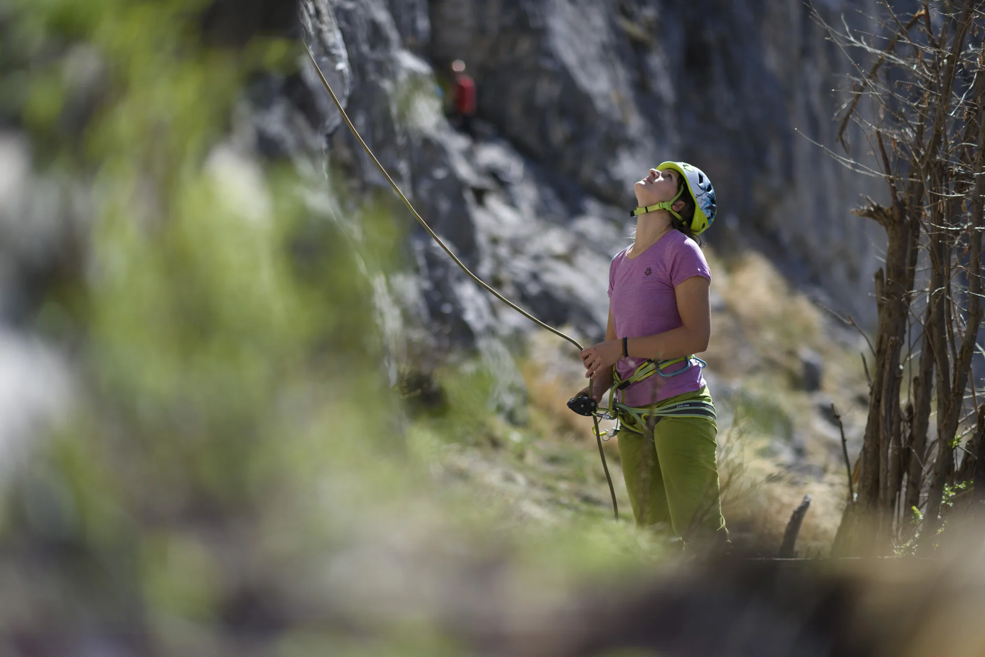 Outdoor-Klettern am Fels | © DAV/Wolfgang Ehn