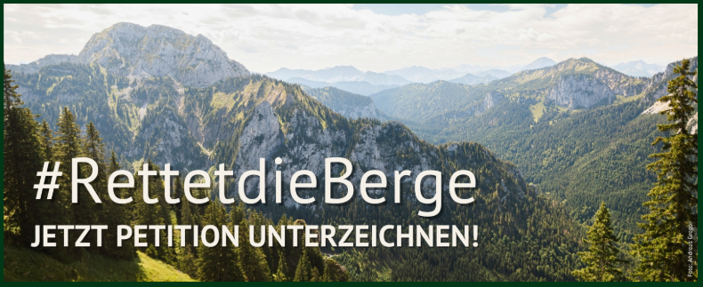 zur Petition Rettet die Berge