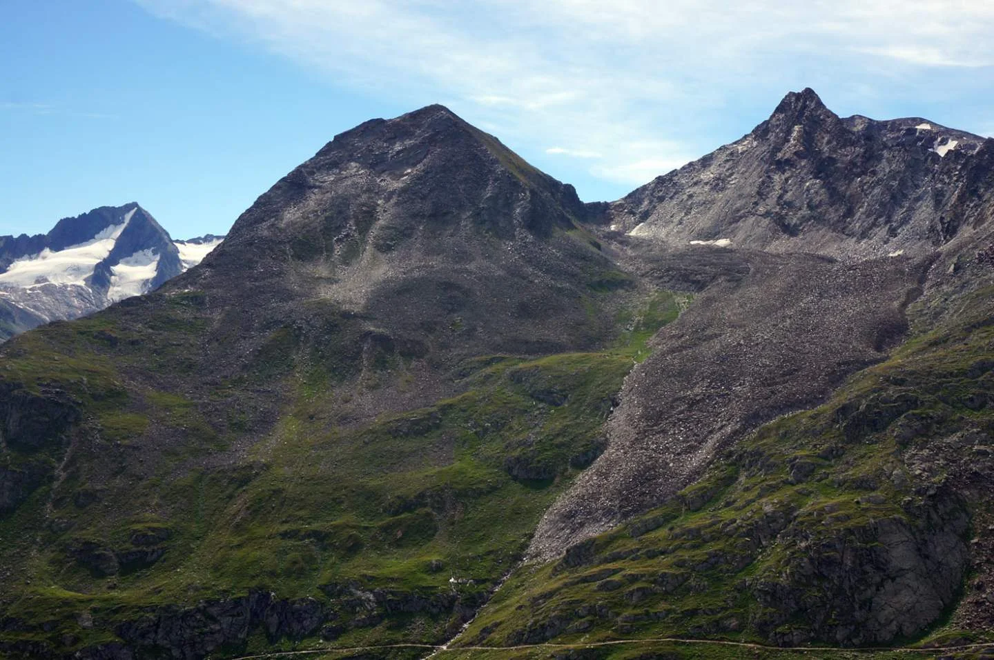 Der Blockgletscher im Äußeren Hochebenkar oberhalb von Obergurgl, Ötztaler Alpen | © DAV/Tobias Hipp